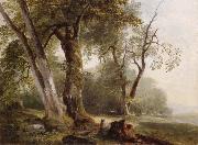 Asher Brown Durand Landscape with Beech Tree Spain oil painting artist